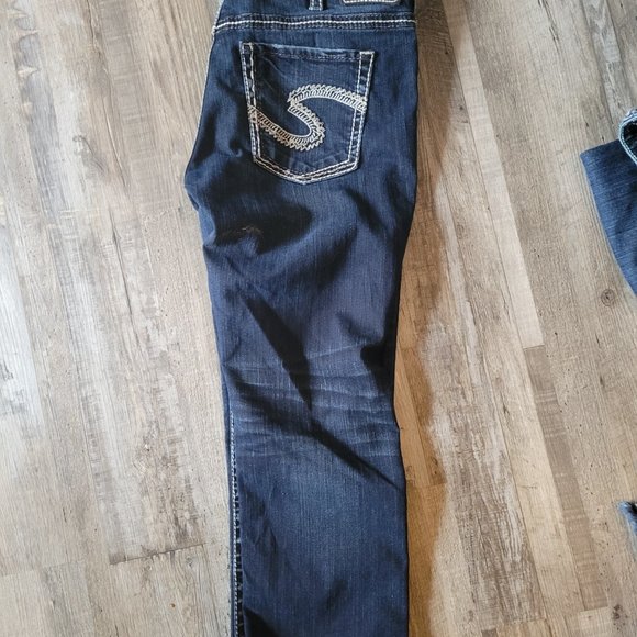 Silver ankle jeans - Picture 2 of 2